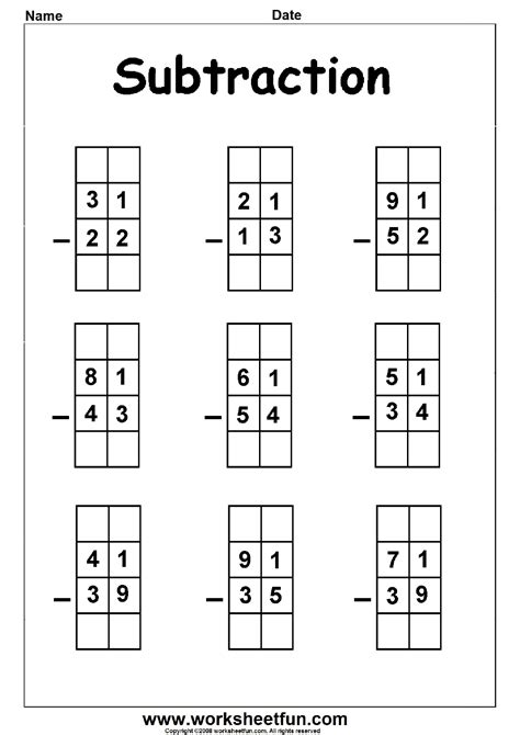 Subtraction by Regrouping (Borrowing) .